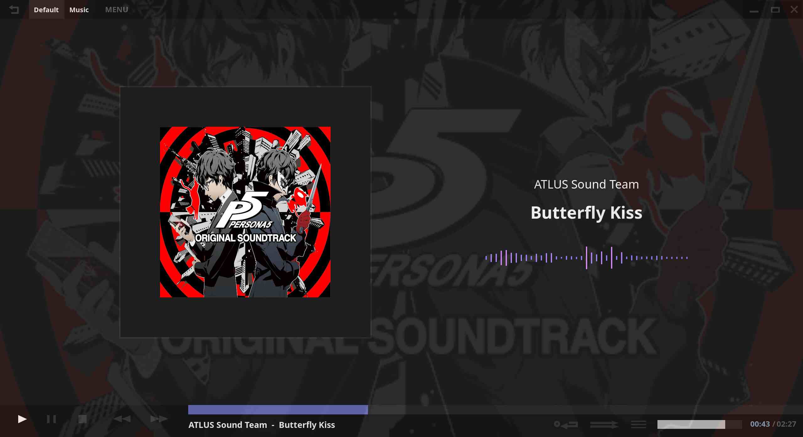 Persona5 OST Album Cover