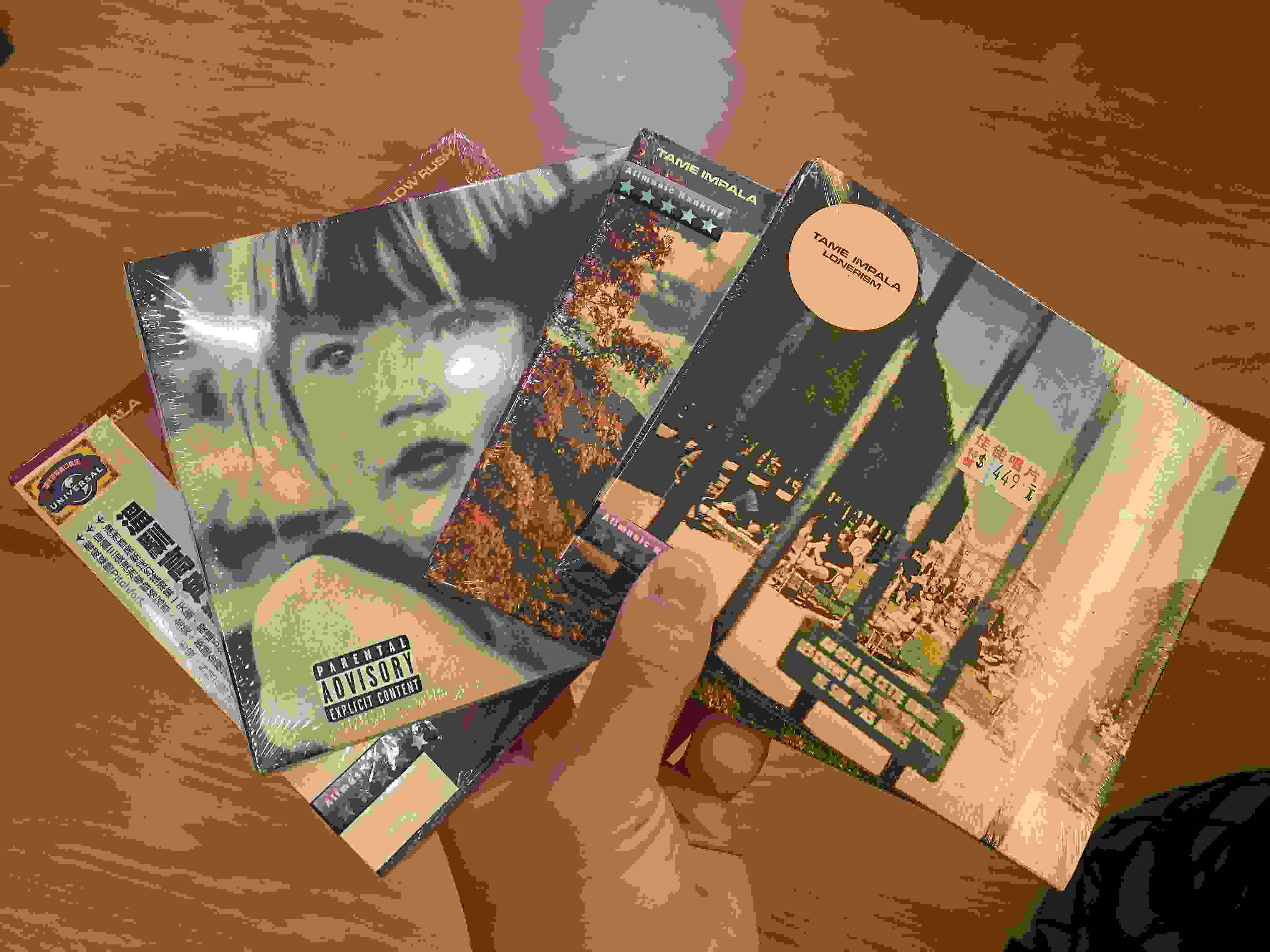 四張專輯的照片